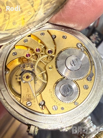 рядък стар жепейски джобен часовник longines, снимка 6 - Антикварни и старинни предмети - 54148329