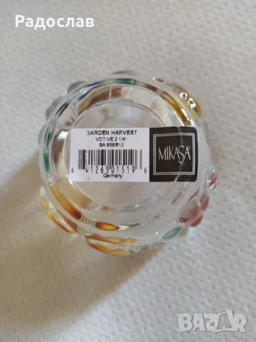 германска малка стъклена купа MIKASA, снимка 6 - Други - 55450736