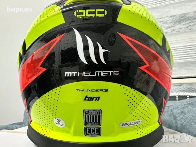 Каска MT Thunder 3sv, снимка 5 - Други спортове - 54402233