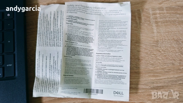Dell Pro 16/Intel Core i5 120U/16GB RAM/512GB SSD/16' FHD+ IPS/Intel Graphics с гаранция 3 години, снимка 8 - Лаптопи за работа - 52774702