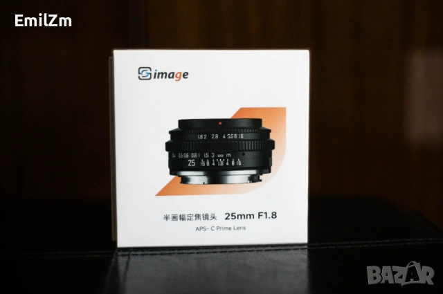 Ръчнофокусен Обектив за Sony E-Mount SG Image 25mm f/1.8