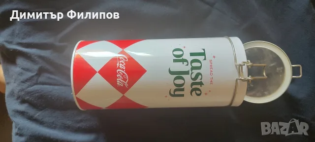 колекционерска кутия КОКА - КОЛА с капак и механизъм