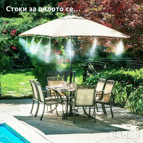 Охлаждаща система с водна мъгла, за двор, тераса, веранди – 10, 15 и 20м., снимка 2 - Други - 54761810