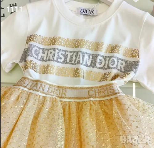Детски рокли Dior Fendi Gucci - 8-9 годинки, снимка 9 - Детски рокли и поли - 54717886