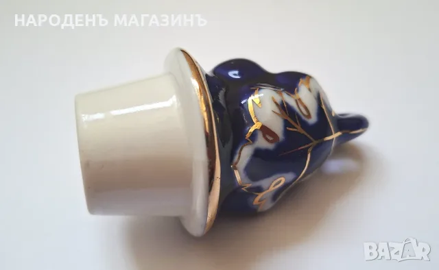 ЛФЗ - СССР - Перфектна гарафа за вино сервиз кана кобалт злато  , снимка 14 - Други ценни предмети - 55645126