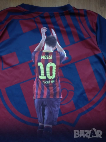 Barcelona / MESSI - футболна юбилейна фен тениска Барселона, снимка 2 - Детски тениски и потници - 54490070