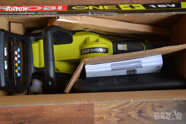 Акумулаторен безчетков верижен трион Ryobi 18V , снимка 2 - Други инструменти - 53841068