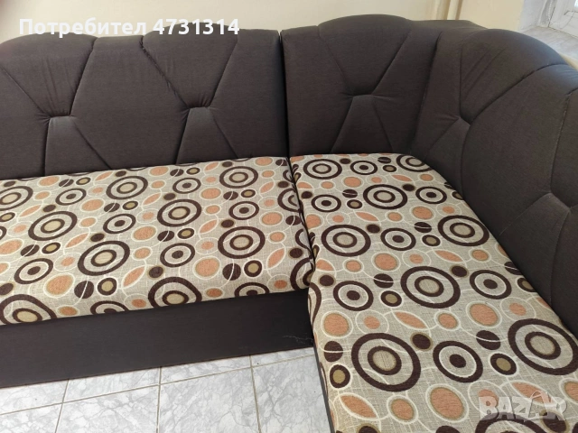 Диван ъглов и за спане 190/170 см, снимка 9 - Дивани и мека мебел - 54045249