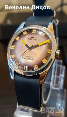 Стар часовник Fortis, снимка 2 - Мъжки - 55436713