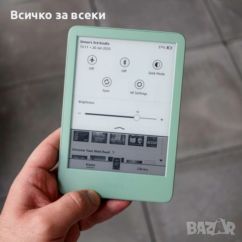 Kindle 11 с подсветка, wifi,Bluetooth като нов , снимка 3 - Електронни четци - 53866008