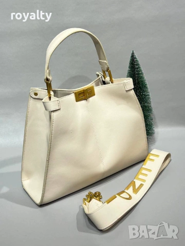 Fendi Нова Кожена Дамска Чанта Фенди Различни Цветове , снимка 6 - Чанти - 54649738