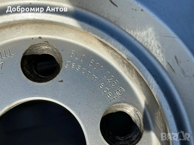 Оригинални Алуминиеви Джанти Audi/Ауди A3/А3 15" цола 4 бр, снимка 4 - Гуми и джанти - 54750533