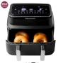 Еърфрайър 2 в1 - 2600W, 9 литра ,Фритюрник с горещ въздух HAF212600D 2 в1, снимка 8