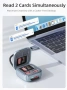 Нов адаптер Високоскоростен четец SD TF 4.0 312MB/s USB-C за Mac Android, снимка 7