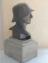 WW2-Много рядък подаръчен бюст изобразяващ ненски войник, фигура, скулптура, снимка 8