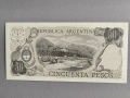 Банкнота - Аржентина - 50 песо UNC | 1976г., снимка 2