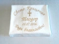 БРОДЕРИЯ Хавлия за кръщене кърпа ХАВЛИИ комплекти за кръщене бродирани кърпи кърпа за кръщене хавлии, снимка 4