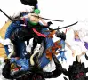 One Piece диорама Луфи (Luffy) Gear 5 и Зоро (Zoro) срещу Кайдо, снимка 1