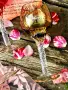 5 броя Цветни кристални чаши-италиански , снимка 15
