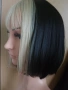 Страхотен модел перука на черта в два цвята. , снимка 11