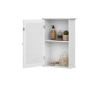 Шкаф за баня Bath Vida с една врата и щори, монтиран на стена, бял, снимка 5