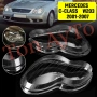 Капаци Фарове W203 Мерцедес Mercedes C Class W203 2001-2007 Стъкла Фарове Капаци, снимка 1