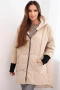 Дамско преходно яке Plus Size, ватирано с качулка, 8цвята , снимка 6