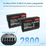 Нови 2 броя EN-EL15c Батерии + Dual USB Зарядно за Nikon Z6 III Z5 D750, снимка 4