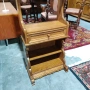 Дървена етажерка с рафтове и чекмедже., снимка 3