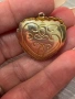 Старинно сърце с Изумруди и Диаманти, снимка 4