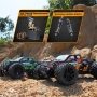 БЪРЗА RC car радиоуправляема количка 4x4 40 км ч 2 батерии - бъги или камион - НОВИ, снимка 6