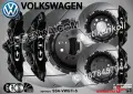 Volkswagen GTI надписи за капаци на спирачни апарати, снимка 4