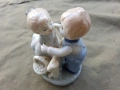 Порцеланова статуетка фигурка двойка 16, снимка 2