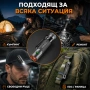 Мощен ръчен фенер 1500 лумена за къмпинг лов риболов туризъм палатка USB-C магнит YEMAO M52, снимка 4