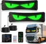 LED матрични панели Devil Eye 2 бр. Програмиране с приложение и дистанционно IP65–10x35cm, снимка 1