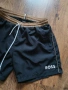 BOSS Grey Starfish Quick Dry Swim Shorts - мъжки плувни шорти М, снимка 2