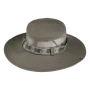Мъжка bucket шапка каки с мрежа и бродерия Etura_1235482, снимка 1