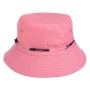 Дамска bucket шапка розова с черен шнур_1249138, снимка 1