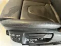 Предна лява черна кожена седалка S line за Audi A4 B8 OEM 1.8 TFSI (2008), снимка 3