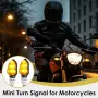 Комплект 4 LED мигача за мотоциклет 12V с E-маркировка, IP65, универсални, снимка 4