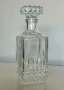  Винтидж кристална бутилка за алкохол / декантер, снимка 8