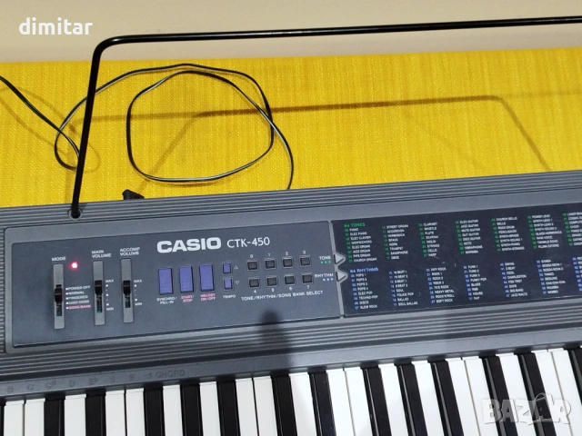 Синтезатор CASIO CTK 450 , снимка 5 - Синтезатори - 54639337