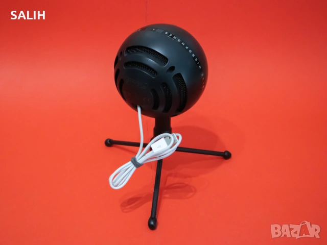 Blue Snowball Ice USB Микрофон за стрийминг, подкаст, гейминг, записи, компютър, лаптоп, снимка 4 - Микрофони - 55244113