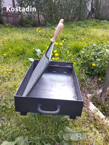 скара на дървени въглища 60 на 40