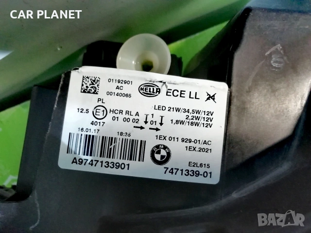 Фар Фарове за BMW LED F20 F21 LCI / БМВ 1 Ф20 Ф21 фейс. , снимка 13 - Части - 55233925