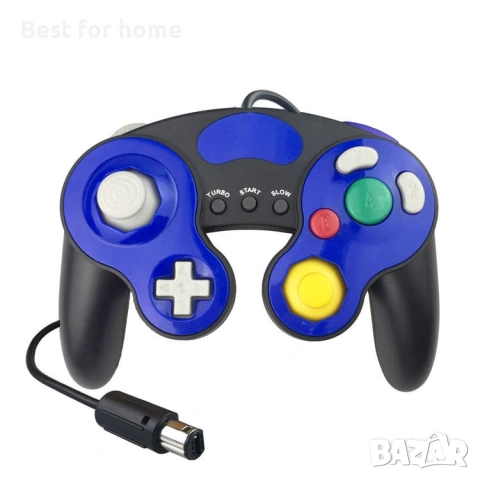 Жичен геймпад за контролер GameCube с три бутона за ръчен джойстик NGC GameCubes, снимка 4 - Аксесоари - 54542012