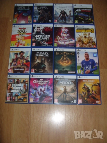 Игри за PlayStation 5, PS5 Част 1 - 15 € / 29,34лв за брой