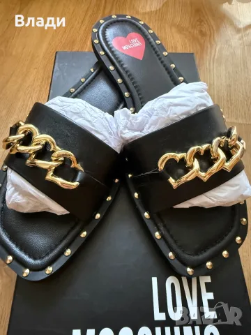 Сандали Love Moschino, снимка 3 - Сандали - 55396786