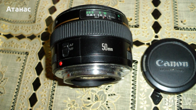 Обектив Canon EF 50mm f/1.4 USM, снимка 3 - Обективи и филтри - 43001931