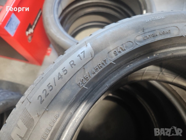 4бр. летни гуми 225/45/17 Michelin, снимка 4 - Гуми и джанти - 54717666